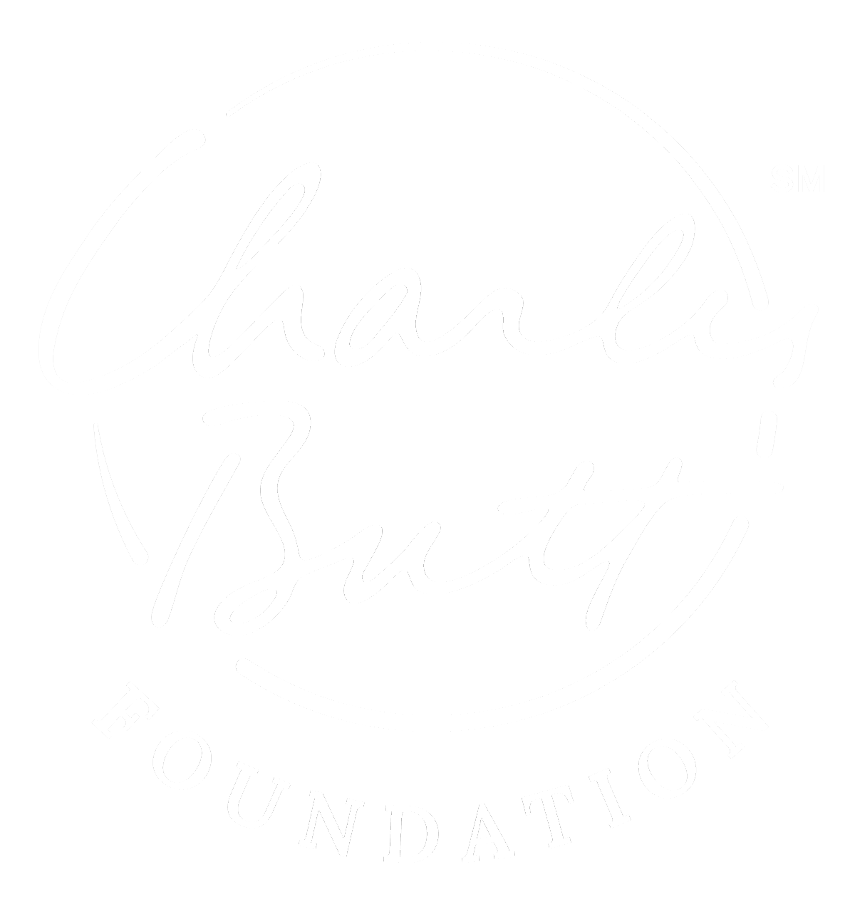 Charles Butt Foundation logo - stacked reverse white