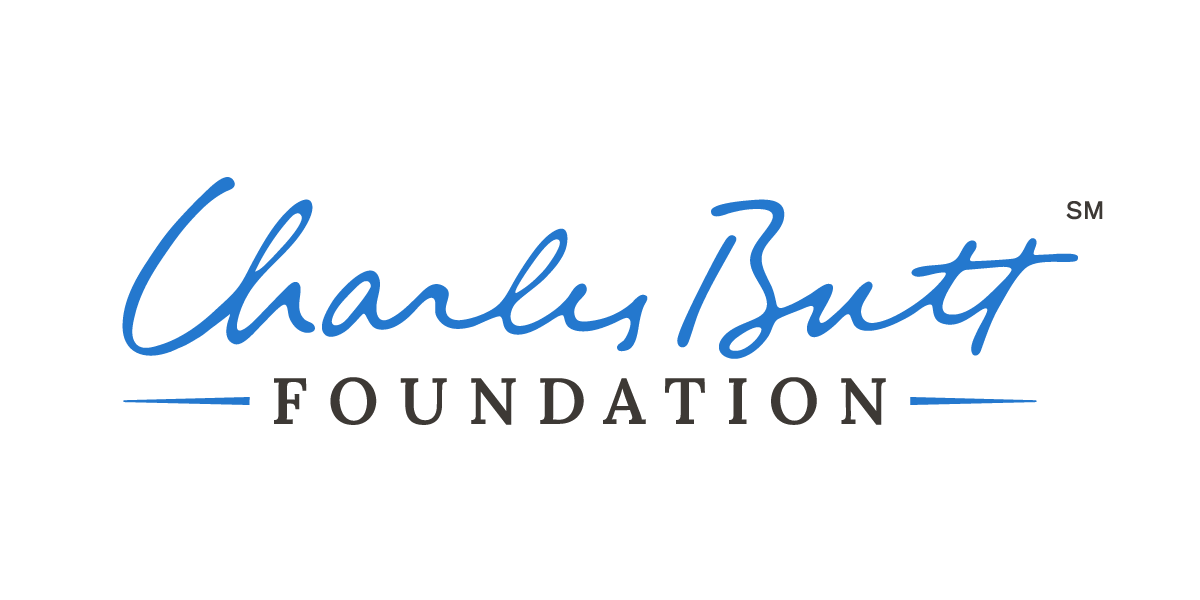 Charles Butt Foundation logo, 2-color over a light background