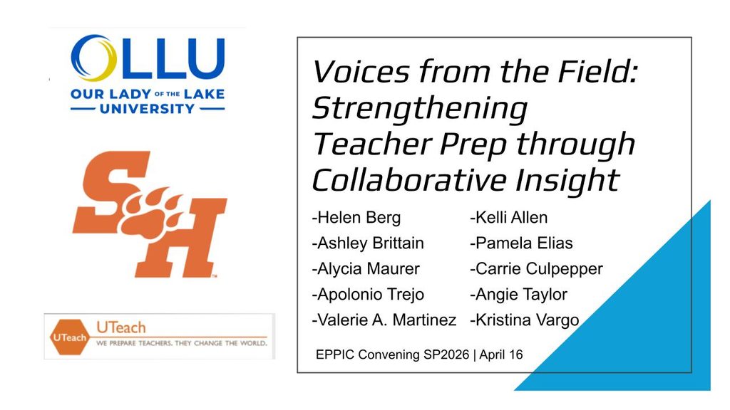 Powerpoint Presentation of Voices from the Field: Strengthening Teacher Prep through Collaborative Insight